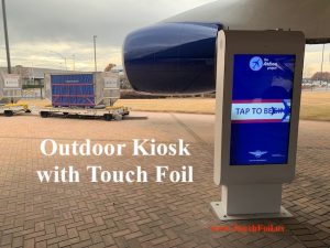 Delta Outdoor Kiosk with Touch Foil